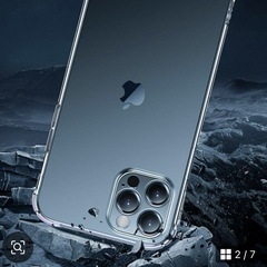 iPhone14pro クリアケース 画面レンズ保護 ソフト ワイヤレス充電対応の画像