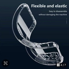 iPhone14pro クリアケース 画面レンズ保護 ソフト ワイヤレス充電対応の画像