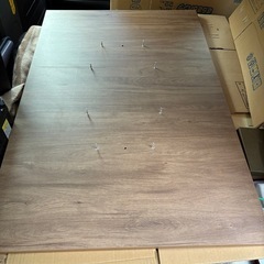 DORIS ドリス ダイニングテーブル テーブル 単品 収納付き 収納棚 高さ67.5cm 可動棚 幅120 奥行80 ウォルナット ボーノの画像