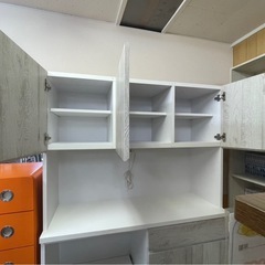 【リサイクルサービス八光】幅120　浅川木工 3枚扉キッチンボード の画像