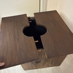 プランターカバー ウッドプランターボックス 鉢カバー スクエア型 Lサイズ 10号43.5×43.5cm 高さ43.5cm 木製の画像