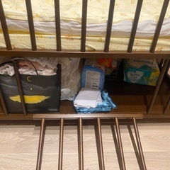 サワベビー ベビーベッド お布団付き の画像