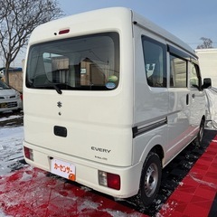 札幌発 エブリィバン 車検令和8年5月まで ナビ バックカメラ 平成30年式 4WD クリッパー NV100きの画像