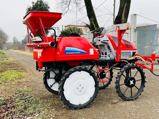ブームスプレーヤ 丸山BSA-420●乗用管理機● タンク400L ●ハイクリブームスプレーヤー ● 4WD●ガソリン ●丸山● MA
