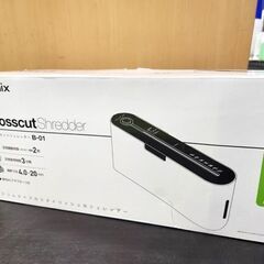 アスミックス クロスカットシュレッダー B-01 グリーン 電動 ペーパーシュレッダー 裁断機 Asmix 札幌 北20条店の画像