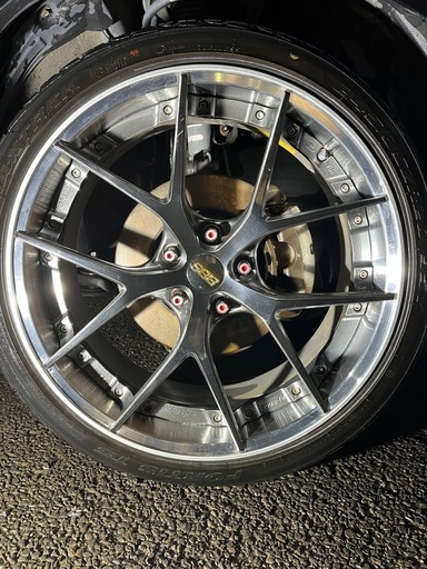 20インチ BBSアルミホイール タイヤ付 245/35R20 FORGED