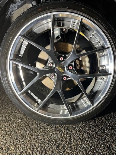 20インチ BBSアルミホイール タイヤ付 245/35R20 FORGED
