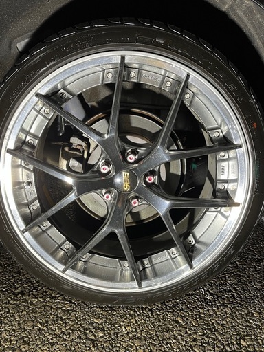 20インチ BBSアルミホイール タイヤ付 245/35R20 FORGED