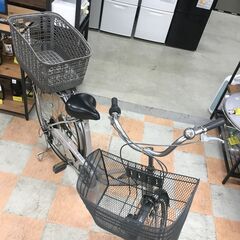 ＼家具＊家電のお店／【ｼﾞｬﾝｸﾞﾙｼﾞｬﾝｸﾞﾙ石川金沢店】自転車 リセロッテ グレー 26インチ 6段変速 リアバスケット付きの画像