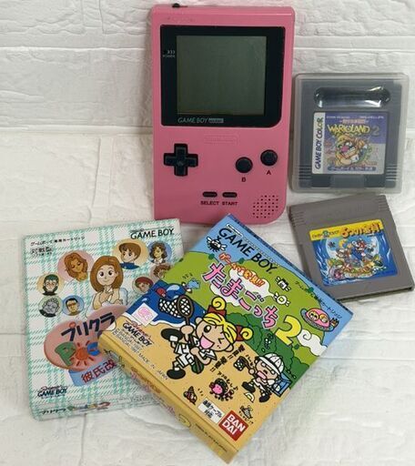 動作確認済み 任天堂 ゲームボーイポケット MGB-001 ピンク 本体