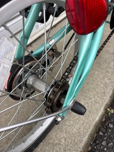 【春のサイクルフェア】　☆前後良品中古タイヤ☆   16インチ折り畳み自転車　防犯登録料込価格︎‼︎