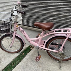 16インチ、女の子自転車の画像