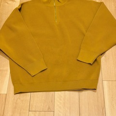 新品未使用　ハーフzipニット　メンズ　大きめ　XL タグ付の画像