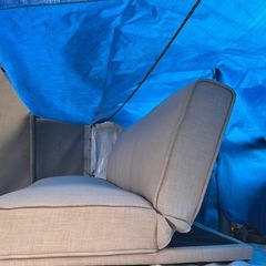 【0円・無料】ソファーベッド／幅180cm・リクライニング式の画像