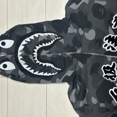 APE ブラックアイパッチ パーカーの画像