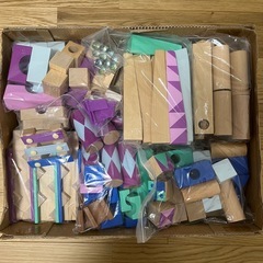 シンデレラ城　積み木の画像