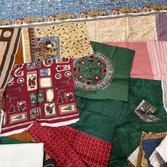 パッチワーク　　布の画像