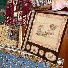 パッチワーク　　布の画像