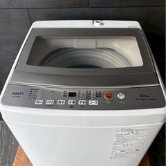 AQUA 6.0kg ホワイト AQW-S6P-W 2023年製の画像