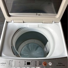 AQUA 6.0kg ホワイト AQW-S6P-W 2023年製の画像