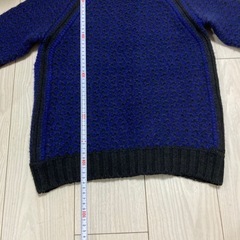ニット　セーター　トップス　ニットセーター ブルー系　の画像