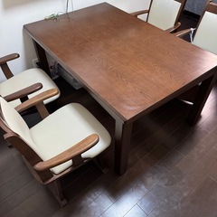 ダイニングコタツセットの画像