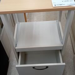 ★リユースのサカイ高崎店★TJ13785  レンジ台 白 H92.5×D38.5×W50 クリーニング済み												の画像