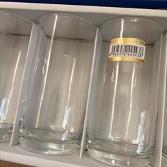 【未使用】ガラスコップ5個組　日本製の画像