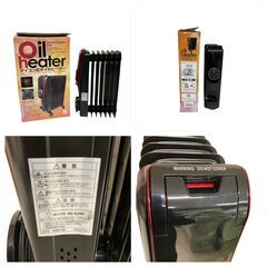 T6019 寒さに負けるな ヒーター4点セット ダイキン KOM ディンプレックス エスケイジャパン / ダイキン セラムヒート 遠赤外線暖房機 ERFT11MS / KOM マイコン式オイルヒーター  HC-A31A / Dimplex  CVPハイブリッドヒーター CVP21TJ / エスケイジャパン クォーツヒーター SKJ-KD80X 動作確認済み 中古現状渡しの画像