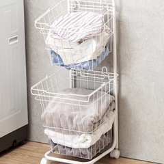ニトリ　ランドリーラックの画像