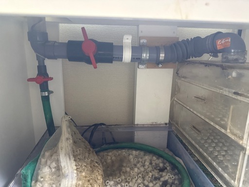 オーバーフロー水槽90＊45＊45