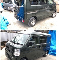 総額52万円（税込）平成31年　エブリイ PC AT グリーン　キーレス　パワーウィンドウ　ナビ　ETC 車検令和9年3月迄　不具合なし　美車 乗って帰れるの画像