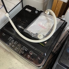 YAMADA 5.5kg簡易乾燥付洗濯機 YWM-T55LK 2024年製 中古の画像