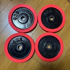 ダンベルプレート　5キロ×4個の画像