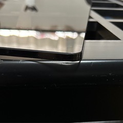 中古　BLACKガラス天板　机の画像