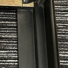 中古　BLACKガラス天板　机の画像