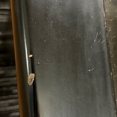 中古　BLACKガラス天板　机の画像