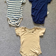 子ども服　ベビー服　90 まとめ　セット　肌着　Tシャツ　ロンパース　半袖　春夏の画像