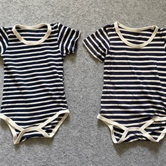 子ども服　ベビー服　90 まとめ　セット　肌着　Tシャツ　ロンパース　半袖　春夏の画像
