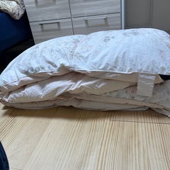 羽毛布団　シングルサイズの画像