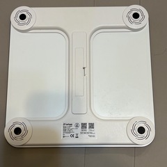【美品】InField体組成計 IFS-A01スマホ連動体重・体脂肪測定ホワイトの画像
