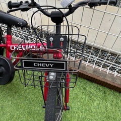 CHEVROLET シボレー 子供用自転車 16インチ レッド カゴ付きの画像