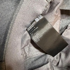 ユニクロ S ベージュ ダークグレー スラックス 2点セットの画像