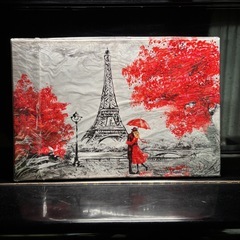 紅葉の絵の画像