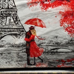 紅葉の絵の画像