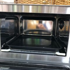 【歳末セール実施中】２０２１年製　アイリスオーヤマ IRIS OHYAMA オーブンレンジ ホワイト 庫内容量：18L フラットテーブル MO-F1801の画像