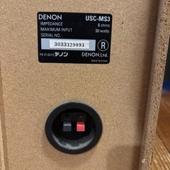 DENONスピーカー2個セットの画像