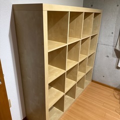 IKEA Kallax 収納棚（ベージュ）の画像
