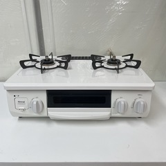 R635 ☀️ 2023年製の高年式！ Rinnai 都市ガスコンロ ET34NJH4A-W1 ⭐ 動作確認済 ⭐ クリーニング済の画像