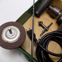 日立　10mm　スーパードリルドライバ　DR-10A　ケース付き　【ご希望により鉄鋼ドリル刃付属】　【非対面取引です】の画像